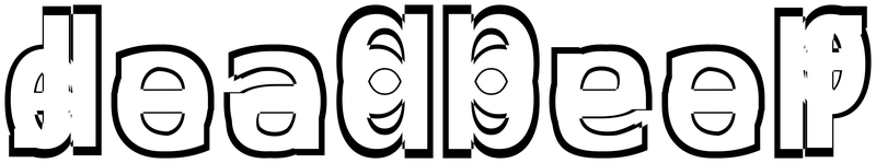 Ambigram for deadbeef in Dejavusansmono-bold